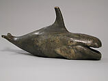 Whale, Steatite, bone, shell, Chumash
